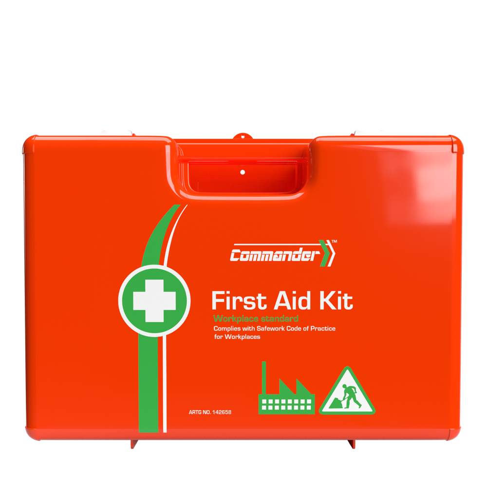 COMMANDER 6 Series Plastic Rugged First Aid Kit 43 x 14.5 x 30.5cm