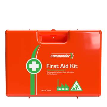 COMMANDER 6 Series Plastic Rugged First Aid Kit 43 x 14.5 x 30.5cm