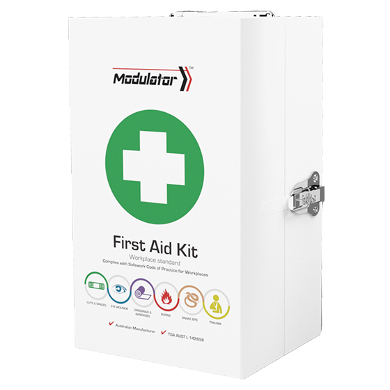 MODULATOR 4 Series Metal Cabinet First Aid 24 x 16 x 42cm