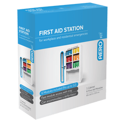 AEROKIT First Aid Station with 6 Modules