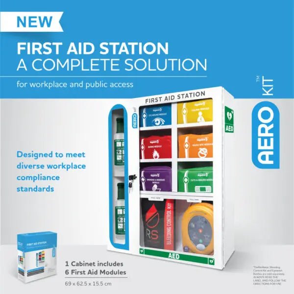 AEROKIT First Aid Station with 6 Modules