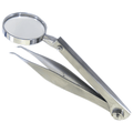 AEROINSTRUMENT Stainless Steel Magnifying Glass Forceps 11cm