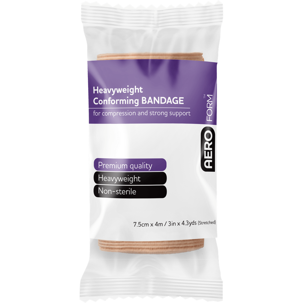 AEROFORM Heavyweight Conforming Bandage 7.5cm x 4M Wrap/12
