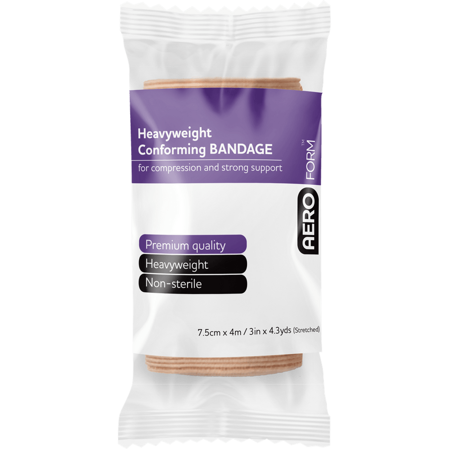AEROFORM Heavyweight Conforming Bandage 7.5cm x 4M Wrap/12