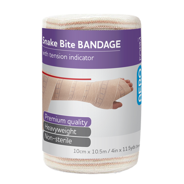 AEROFORM Snake Bite Bandage with Indicator 10cm x 10.5M Wrap/12