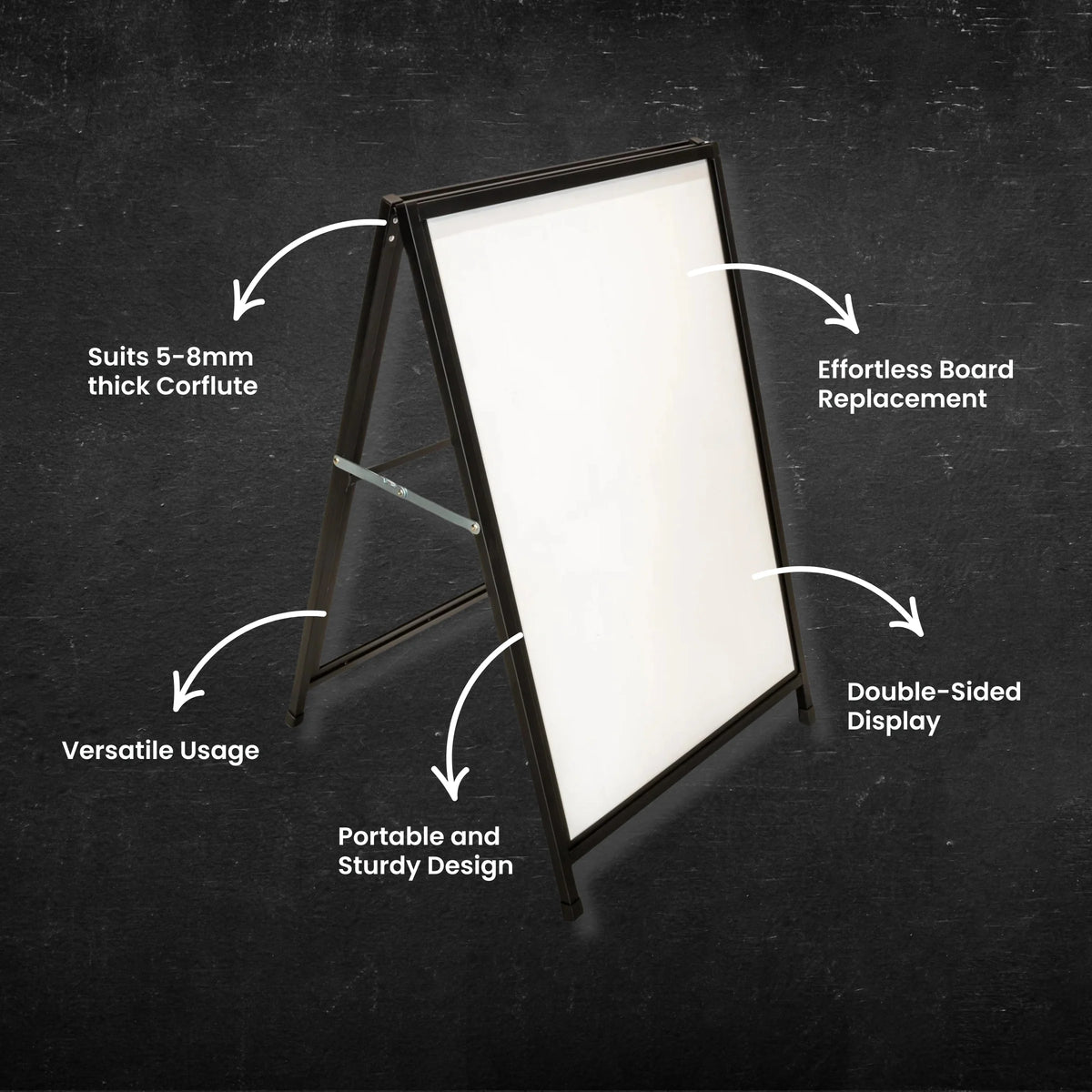 Weather Proof A Frame Sign - 900x600