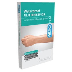 AEROFILM Waterproof Film Dressing 6 x 7cm Box/3