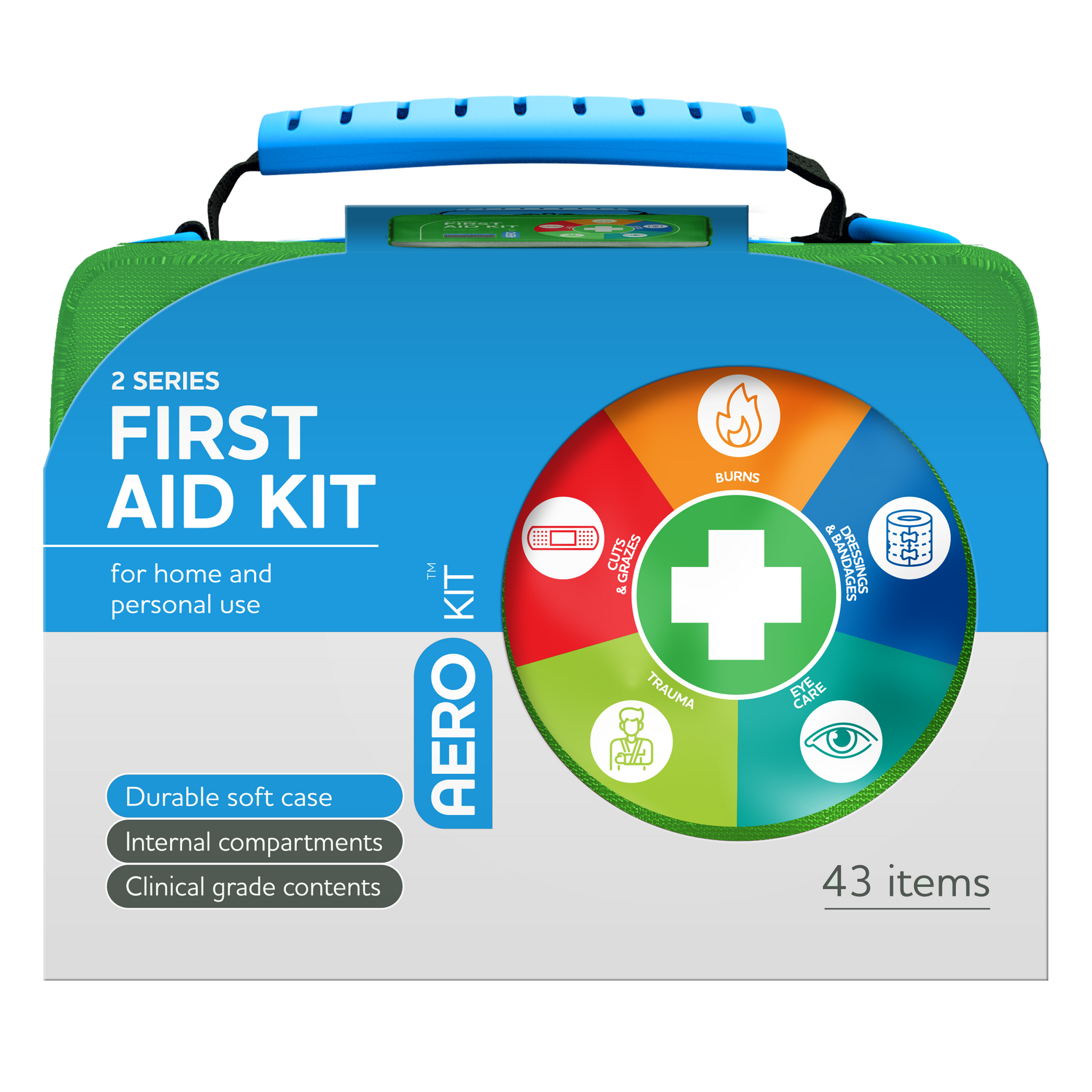 AEROKIT 2 Series First Aid Softpack Green