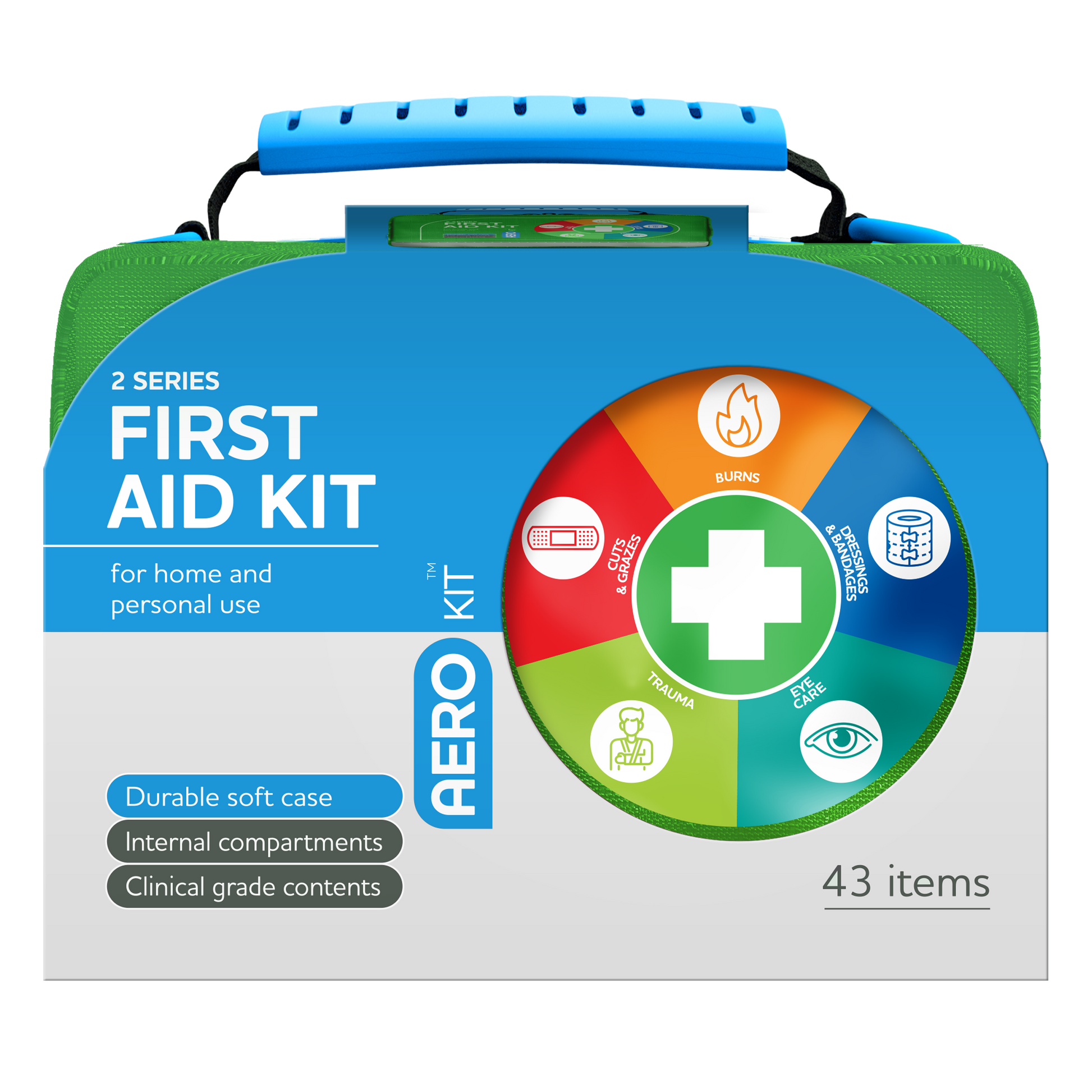 AEROKIT 2 Series First Aid Softpack Green