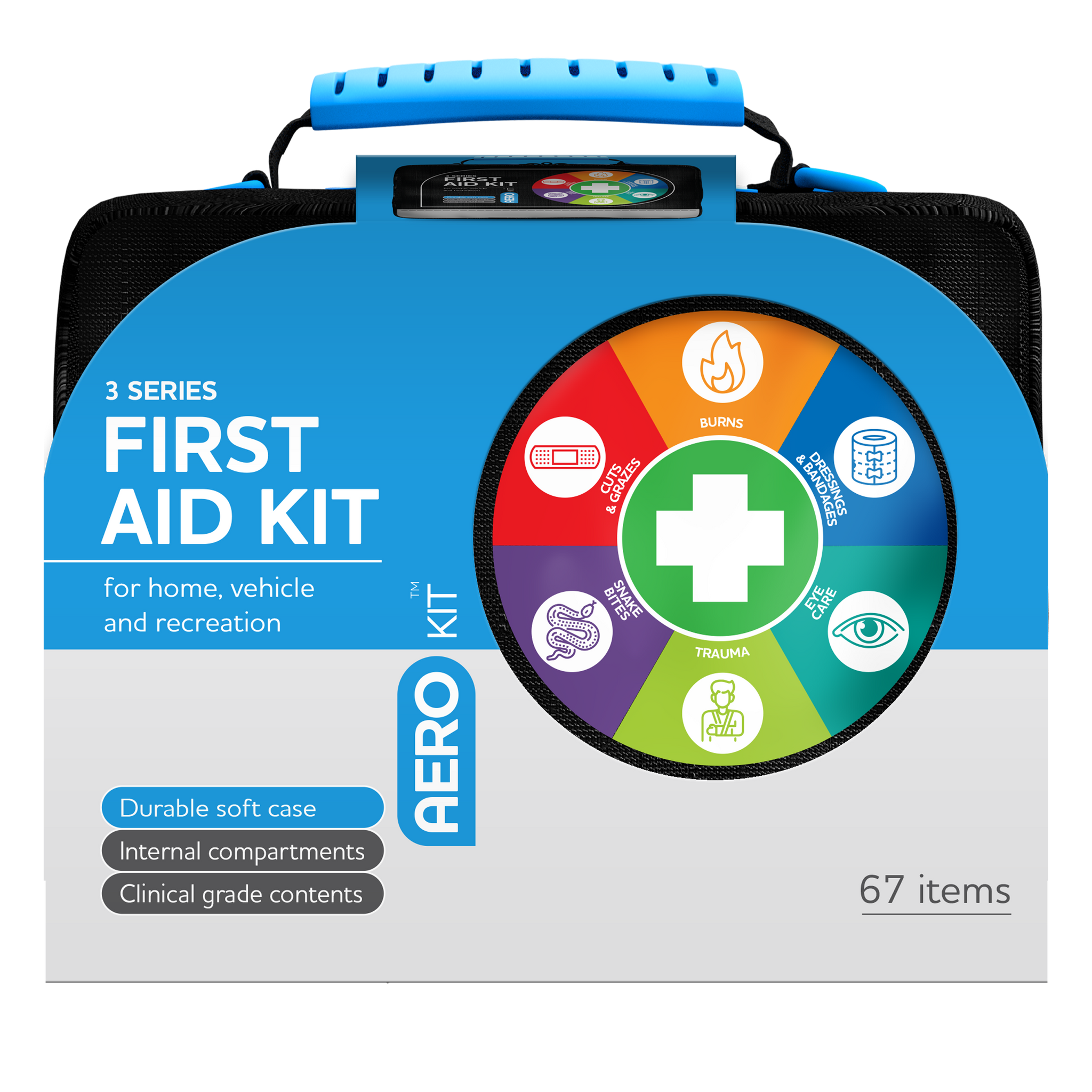 AEROKIT 3 Series First Aid Softpack Black