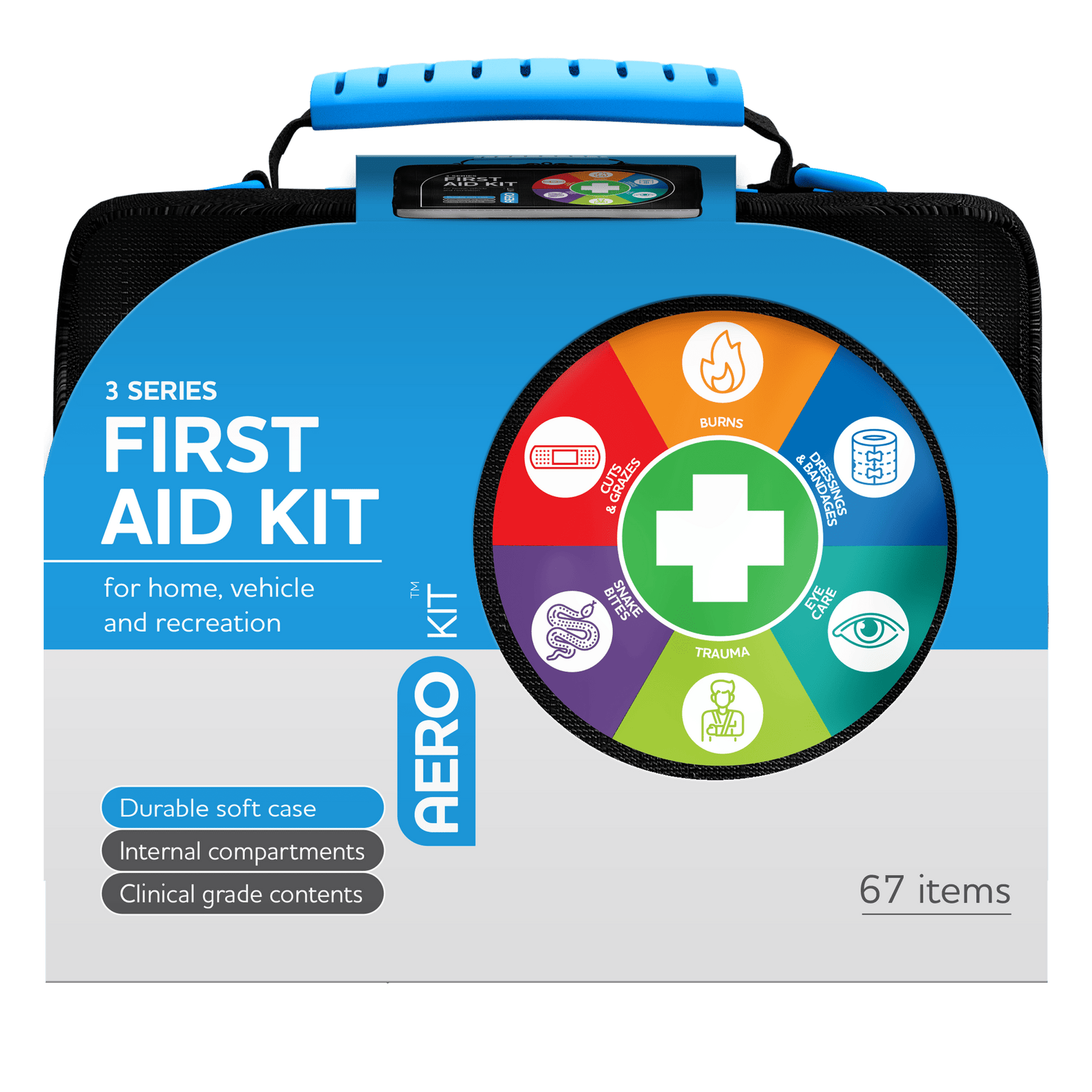 AEROKIT 3 Series First Aid Softpack Black