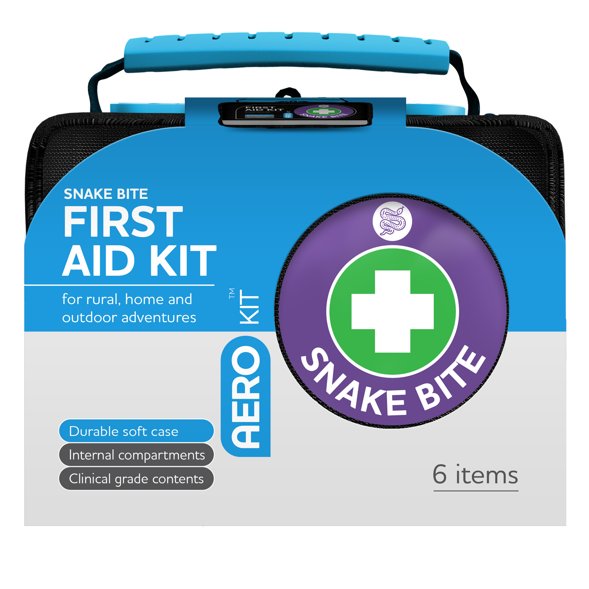 AEROKIT Snake Bite First Aid Softpack Black