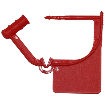 Small Red Plastic Safety Seal