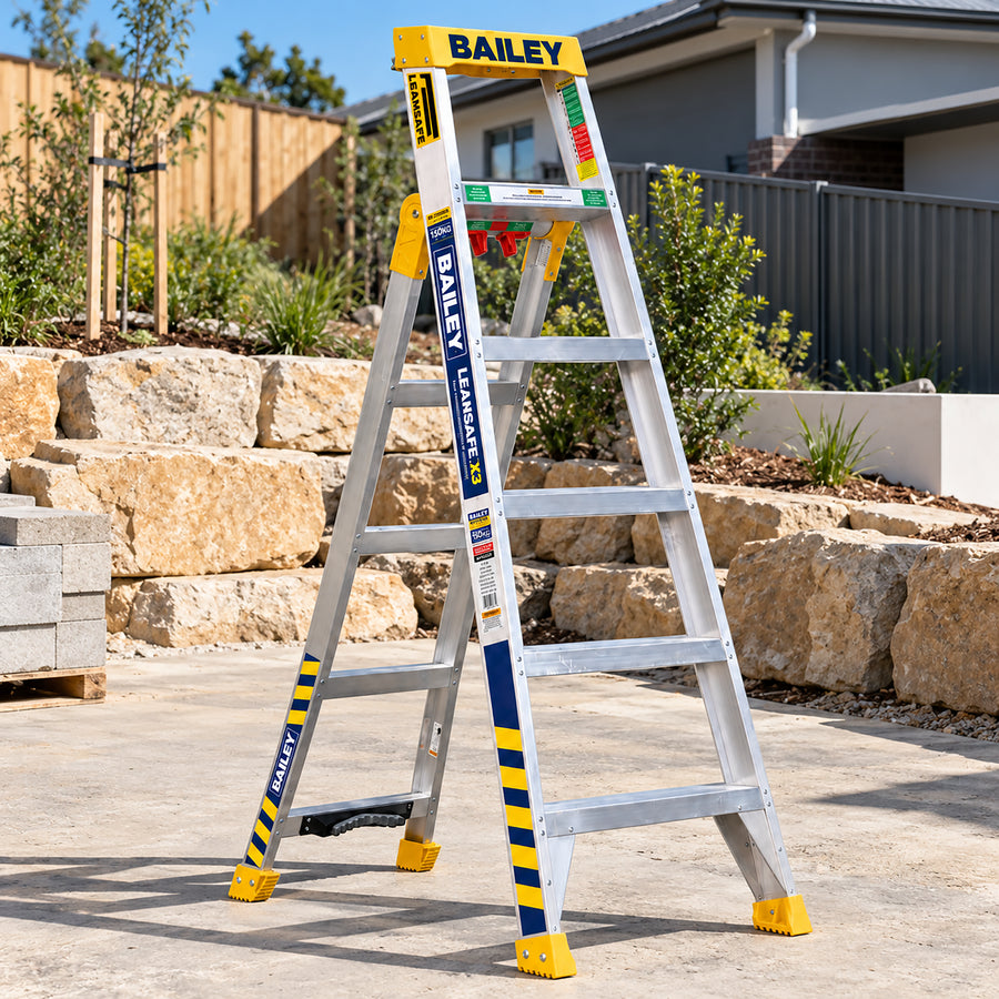 Bailey Leansafe X3 3-in-1 Aluminium Ladder 1.8m 150kg