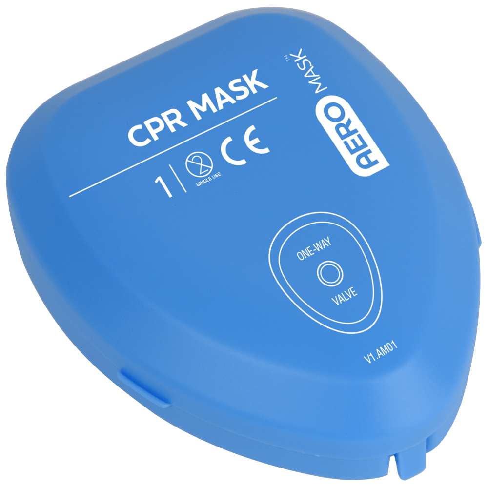 AEROMASK CPR Mask in hard cover