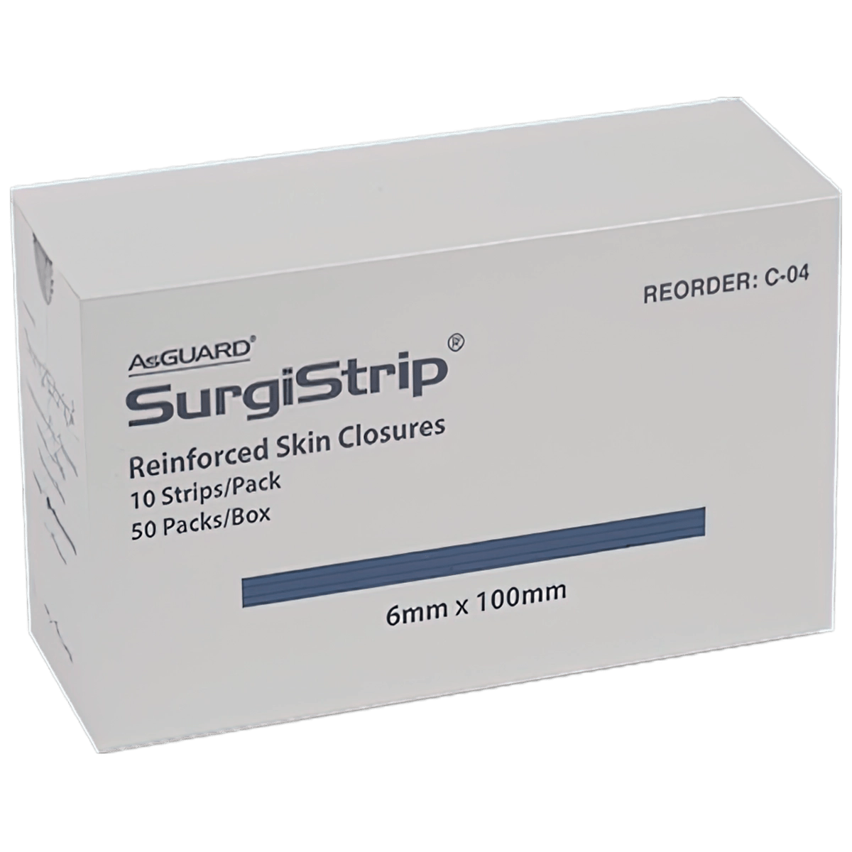 AEROPLAST Wound Closure Strips 6 x 100mm 10 strips/card Box/50