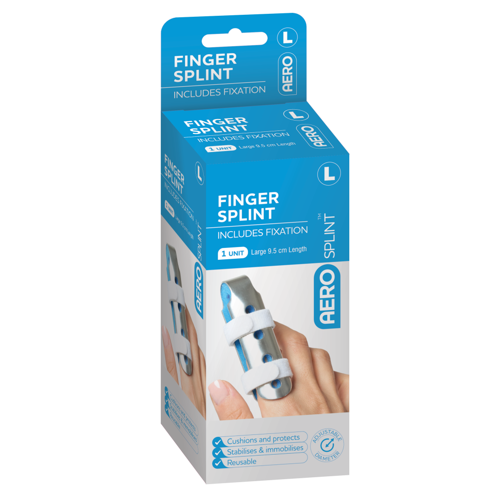 AEROSPLINT Finger Splint (Large) 9.5 x 3.5 x 3.5cm