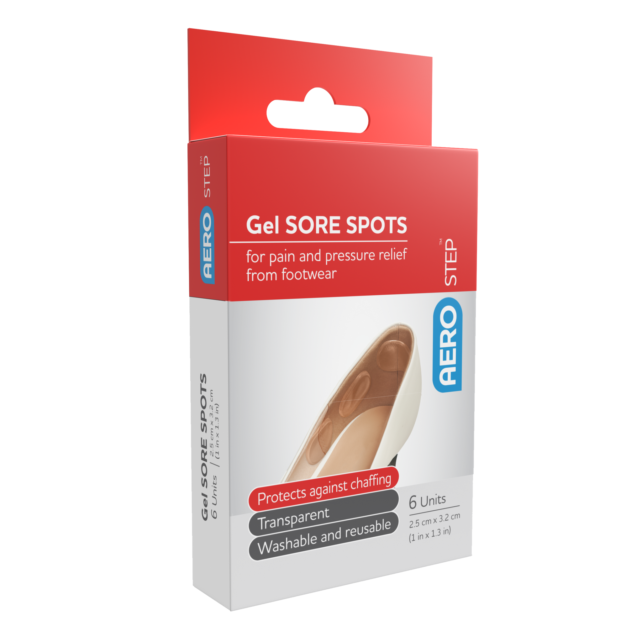 AeroStep™ Gel Sore Spots 6pk