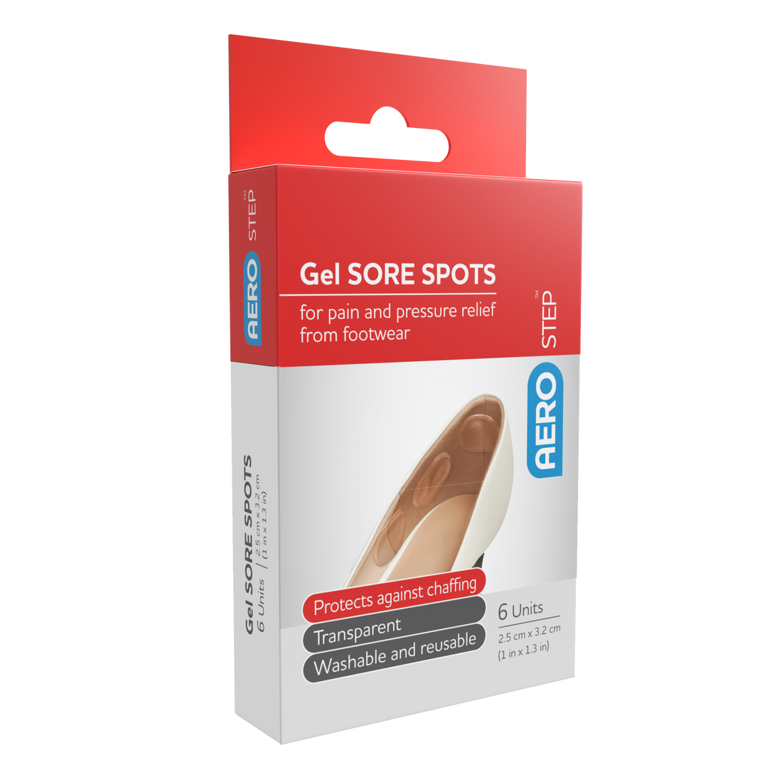 AeroStep™ Gel Sore Spots 6pk