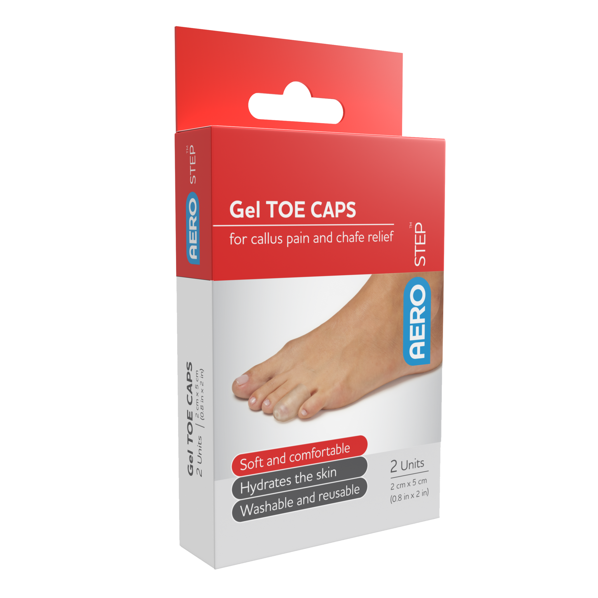 AeroStep™ Gel Toe Cap 2pk