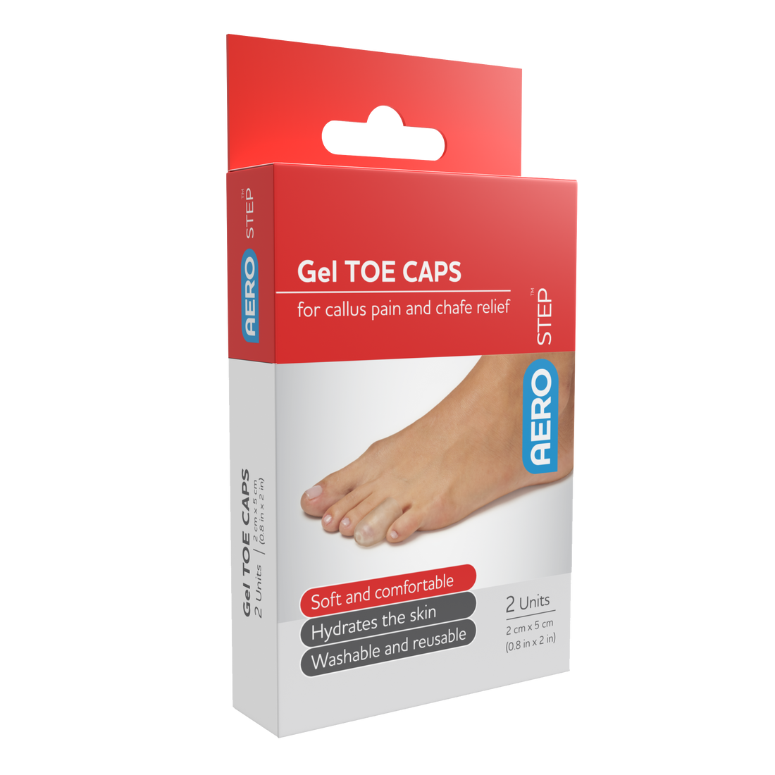 AeroStep™ Gel Toe Cap 2pk