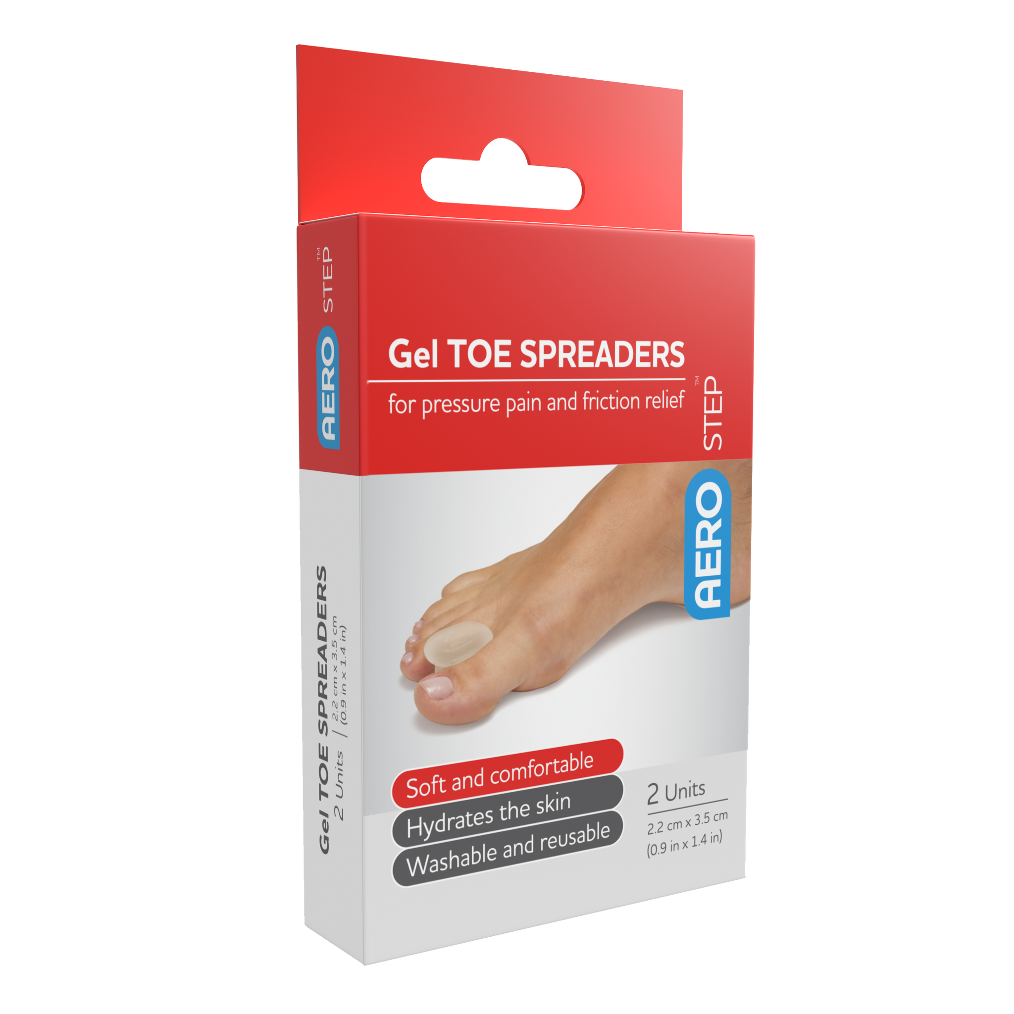 AEROSTEP™ Gel Toe Spreader 22 x 35mm Box/2