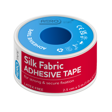 AEROTAPE Silk Fabric Adhesive Tape 2.5cm x 5M