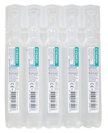 AEROWASH Sodium Chloride Eyewash Ampoule 20ml Carton/250