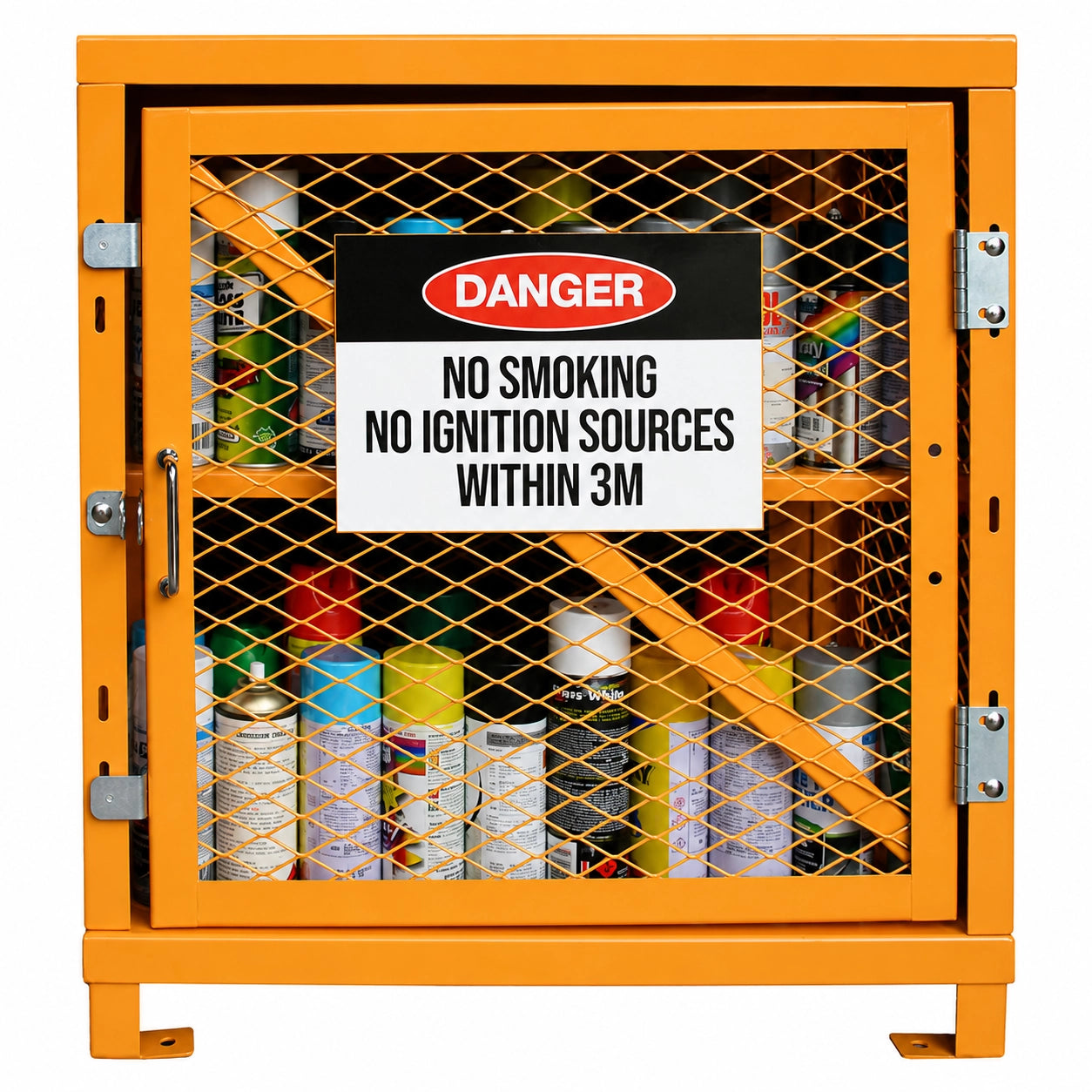 Aerosol Storage Cage – 100  Can Capacity