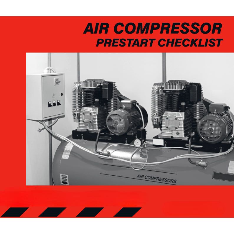 Air Compressor Prestart Checklist Books 2.1 kg