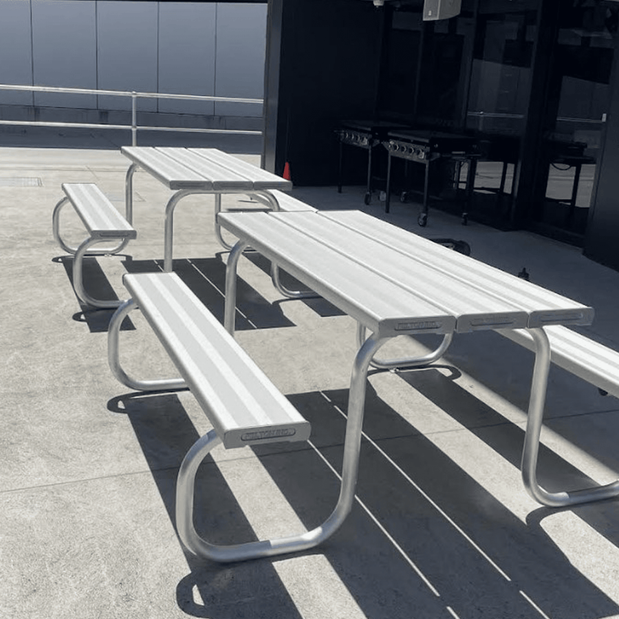 Aluminium Picnic Setting - Heavy Duty