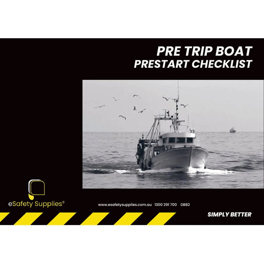 Pre Trip Boat Prestart Checklist Books