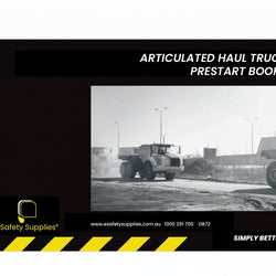 Articulated Haul Truck Prestart Books