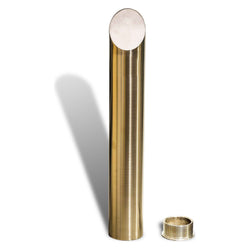 Internal Base Removable Bevelled Top Bollard – 140mm Stainless Steel 56 kg