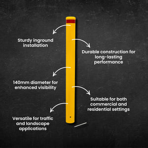 Inground Bollard - 140mm - Inground Bollards