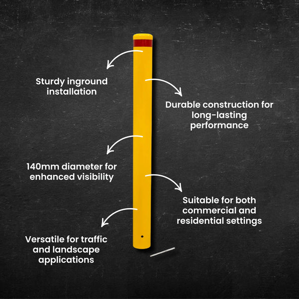Inground Bollard - 140mm