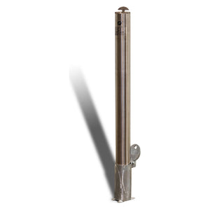 Inground Removable Bollard – 90mm Stainless Steel - Key Lock