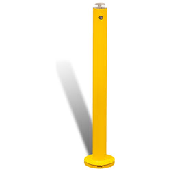 Removable Surface Mount Bollard - 90mm Key Lock