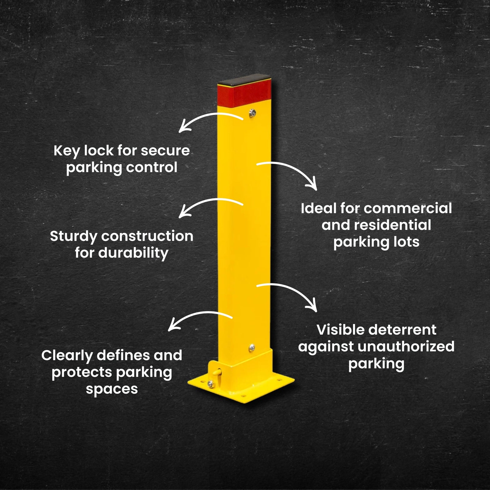 Bollard - Parking Protector (Key Lock)
