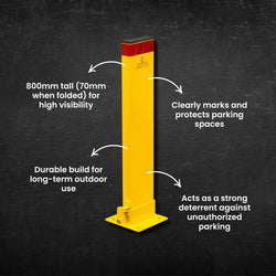 Bollard - Parking Protector (Pad Lock)