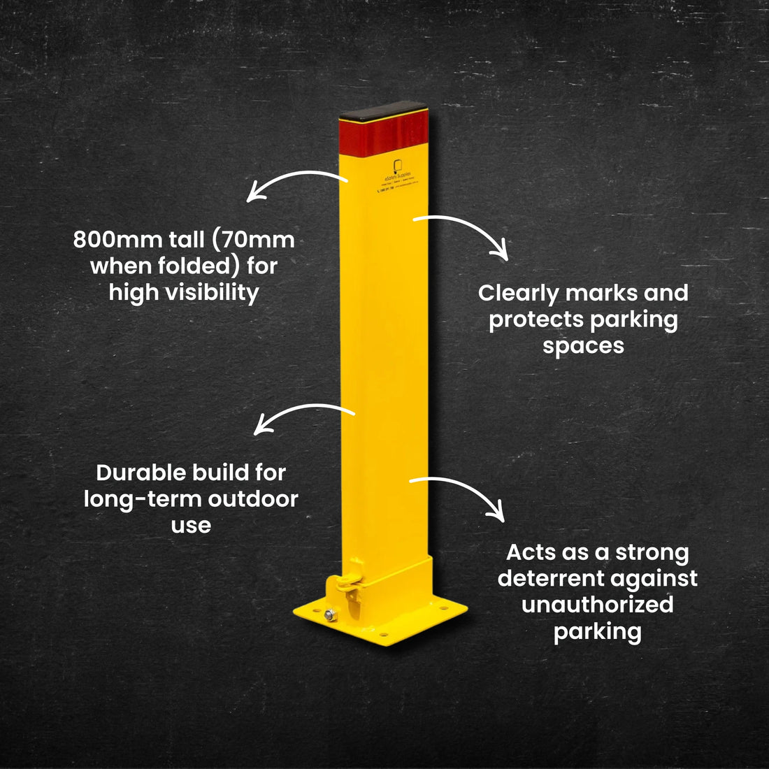 Bollard - Parking Protector (Pad Lock) 45.5 kg