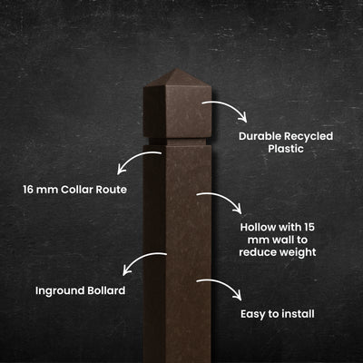 Replas Bollard - 100 mm - Inground Bollards