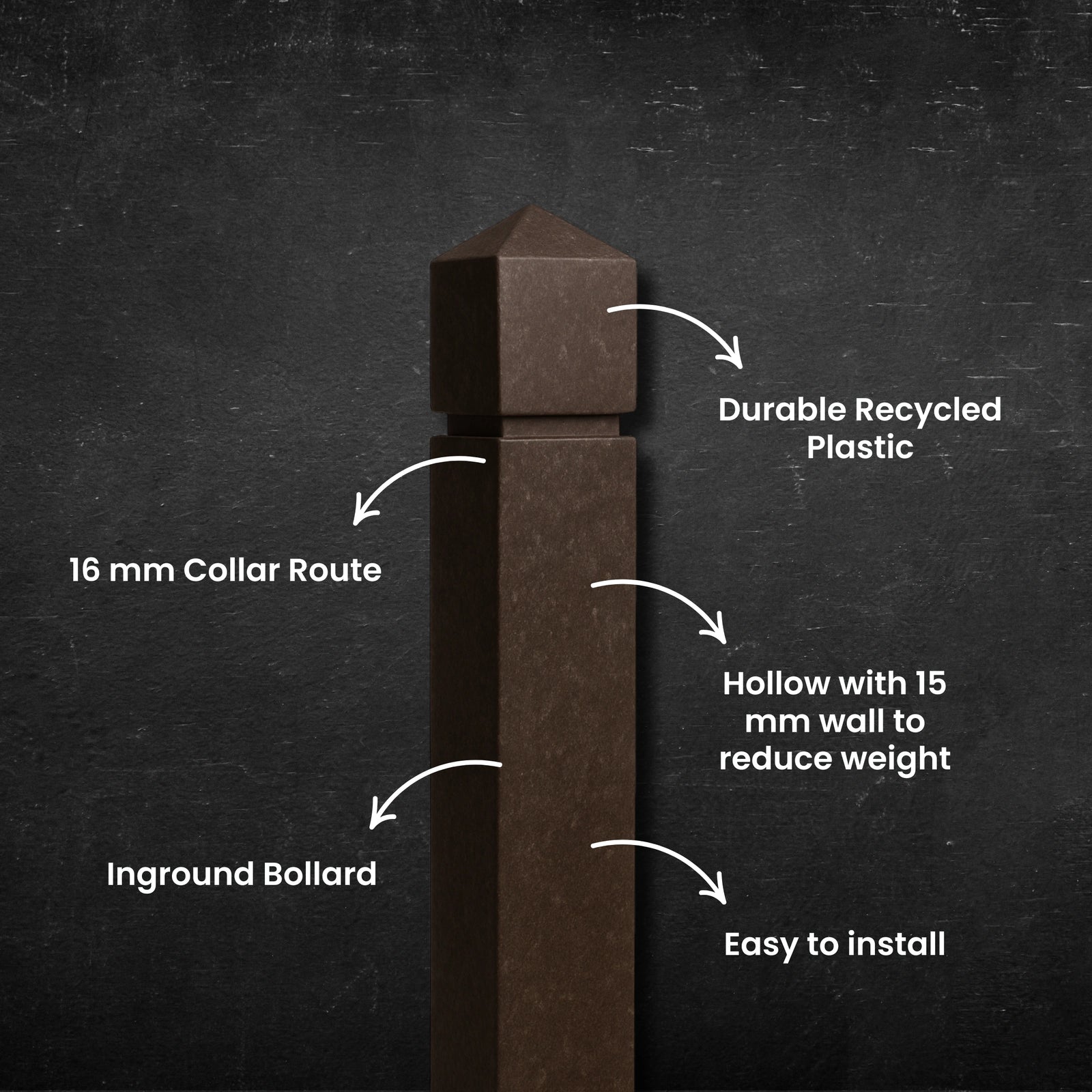 Replas Bollard - 100 mm