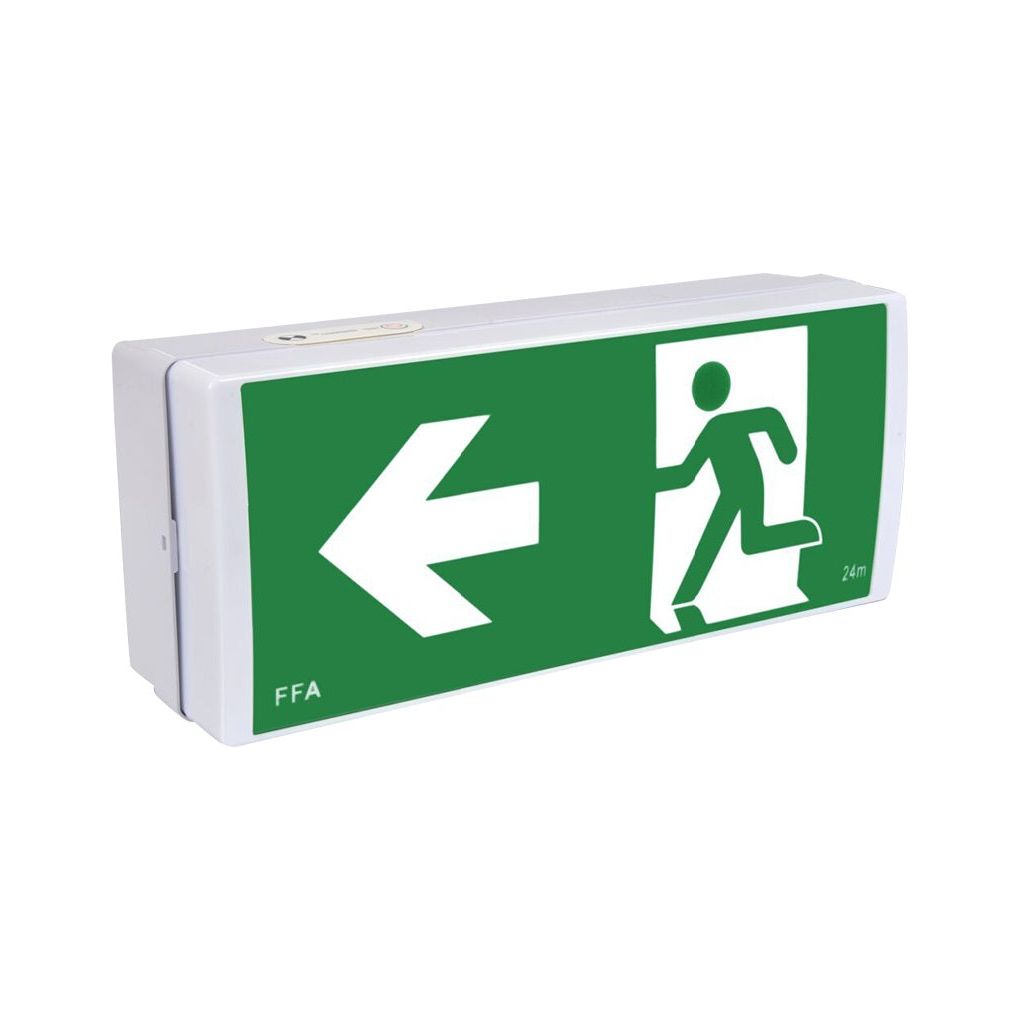 4W LED Universal Wide Body EXIT Light