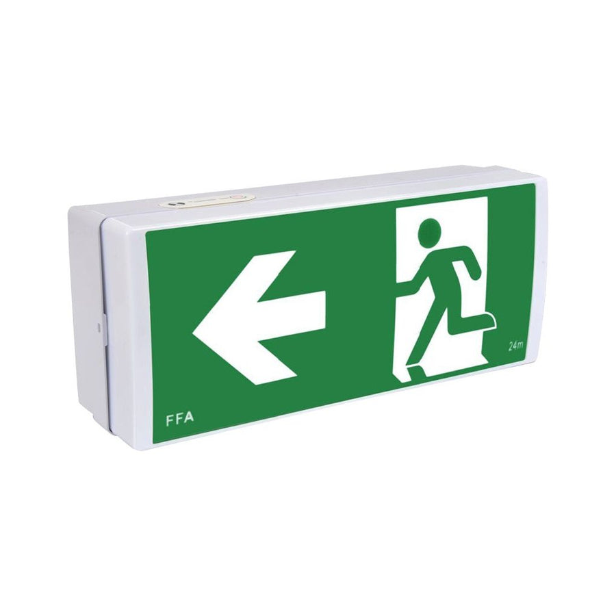 4W LED Universal Wide Body EXIT Light