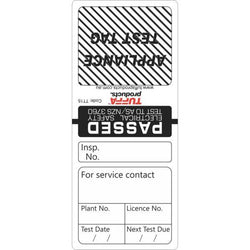 Test & Tag Red - 180mm x 32mm (Packs of 100) 0.525 kg Color Black TT15