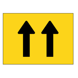 Boxed Edge Sign - 2 Lane Status - 1200x900mm