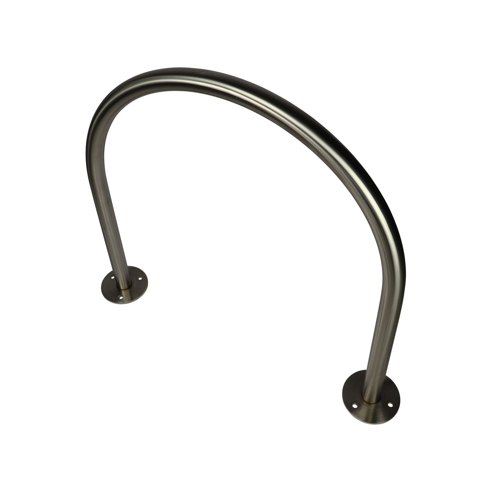 Bike Rack Hoop - Surface Mount - Stainless Steel