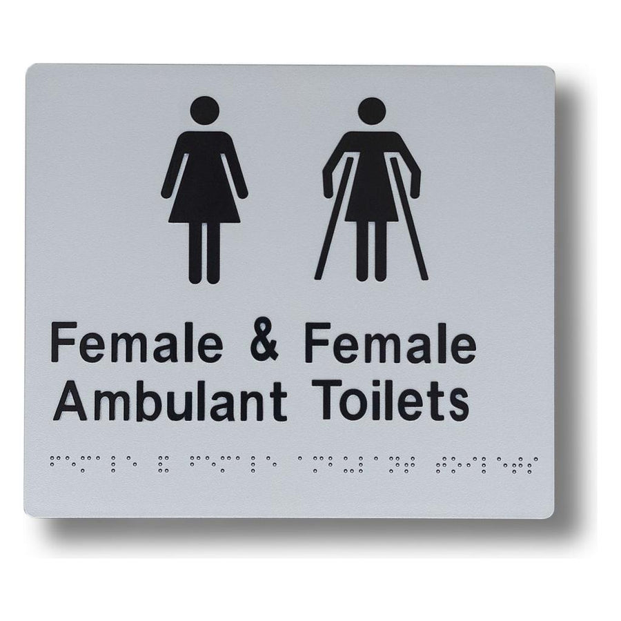 Female Ambulent Toilet 3.5 kg size Female & Female 210 mm x 180 mm BS-F-FAT
