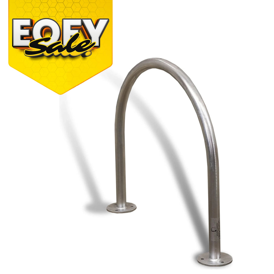 Bike Rack Hoop - Galvanised - Surface Mount